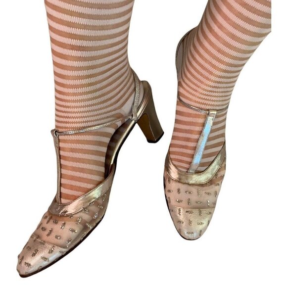 Vintage Silver Metallic Mesh - Picture 2 of 4